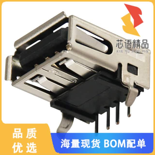 全新KUSBX-AS1N-B原装(CONN RCPT USB TYPE A R/A)正品