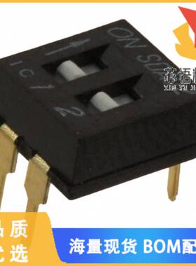全新SDA02H0BD原装(SWITCH SLIDE DIP SPST 25MA 24V)正品