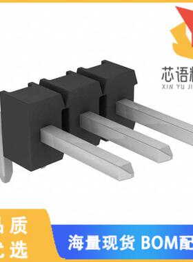 全新9-103759-0-03原装(CONN HEADER R/A 3POS 2.54M