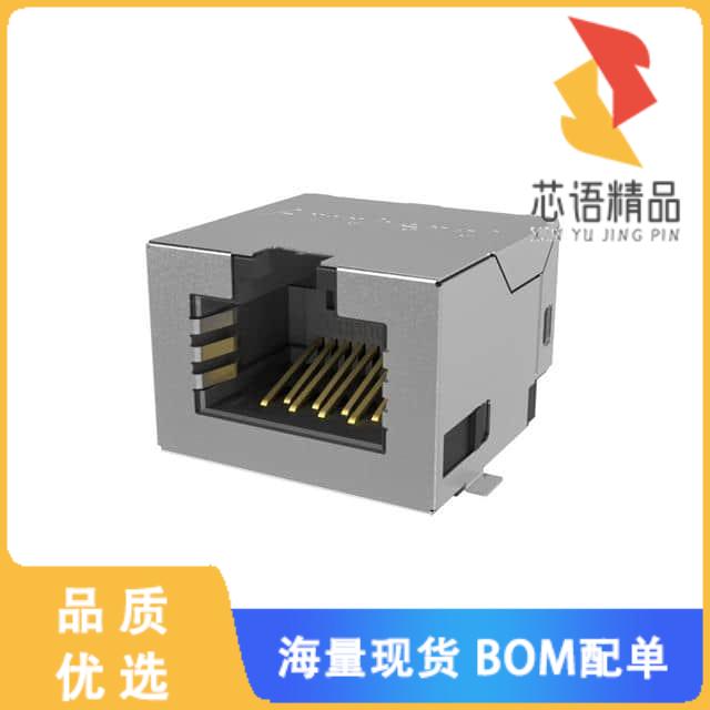 全新RJE3B1886401原装(8P8C, RA, CAT6, SMT, SHIELD