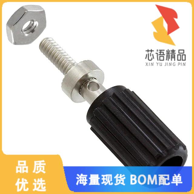 全新111-0703-001原装(CONN BIND POST KNURLED BLAC