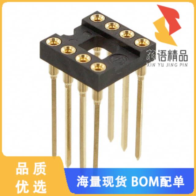 全新XR2A-0802原装(CONN IC DIP SOCKET 8POS GOLD)正品