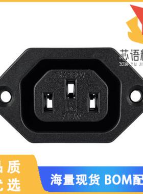 全新710W-00/02原装(PWR ENT RCPT IEC320-2-2F PNL