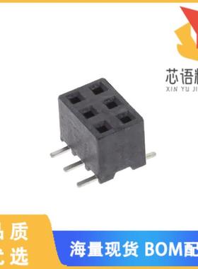 全新2314844-6原装(CONN RCPT 6 POS 0.079 GOLD SM