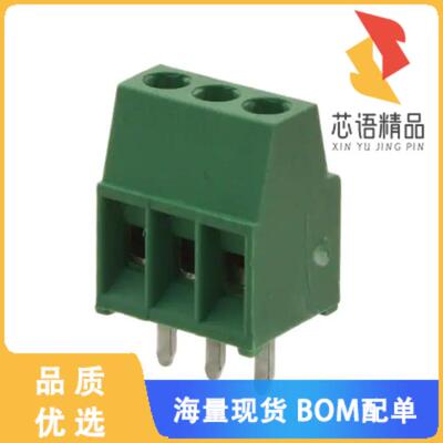 全新282834-3原装(TERM BLK 3P SIDE ENT 2.54MM PCB)正品