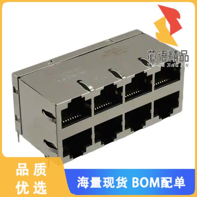 全新0811-2X4R-28-F原装(CONN JACK 8PORT 100 BASE-