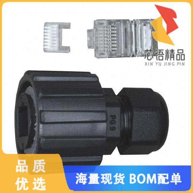 全新17-10001原装(CONN MOD PLUG 8P8C SHIELDED)正品