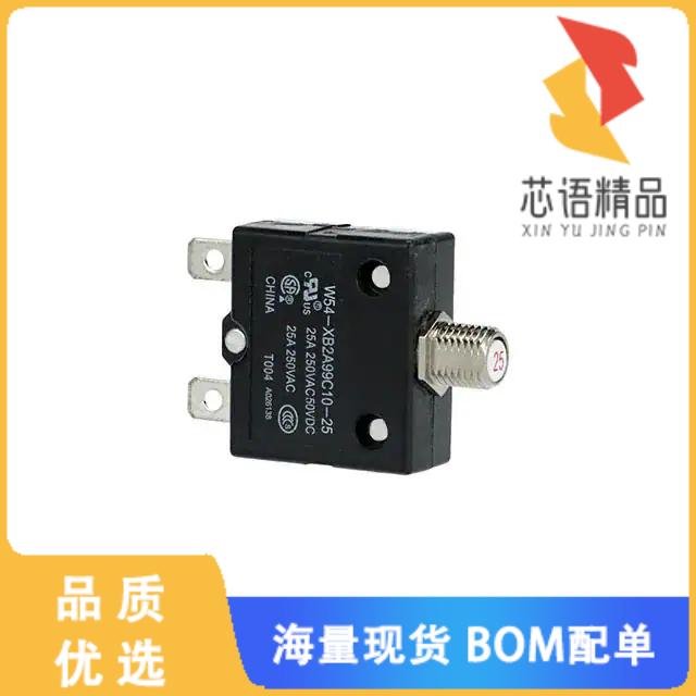 全新W54-XB2A99C10-25原装(CIR BRKR THRM 25A 250VA