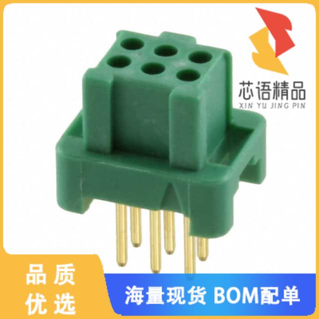 全新G125-FV10605L0P原装(CONN RCPT 6POS 0.049 GOL