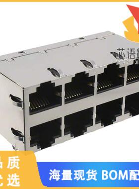 全新0833-2X4R-54-F原装(CONN JACK 8PORT 1000 BASE