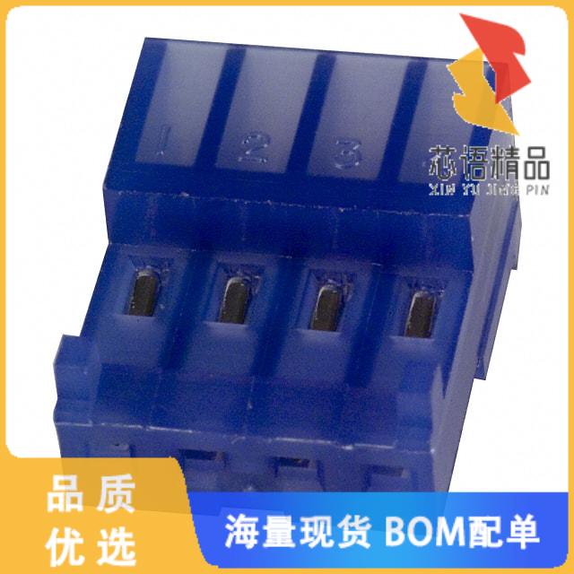 全新3-643815-4原装(CONN RCPT 4POS IDC 26AWG TIN)正品