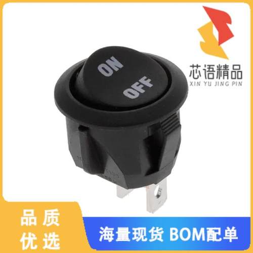 全新RR11122FWC原装(ROUND ROCKER SWITCH, SINGLE P