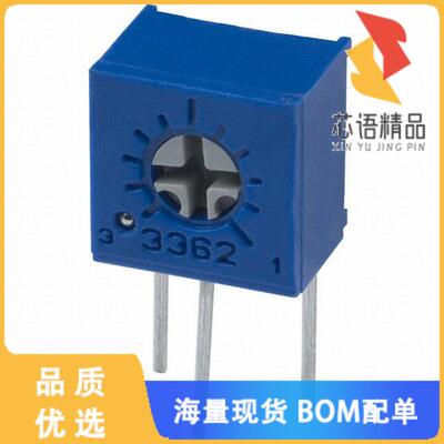 全新3362W-1-105原装(TRIMMER 1M OHM 0.5W PC PIN S