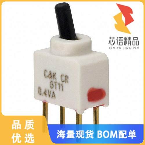 全新GT11MCBE原装(SWITCH TOGGLE SPDT 0.4VA 20V)正品