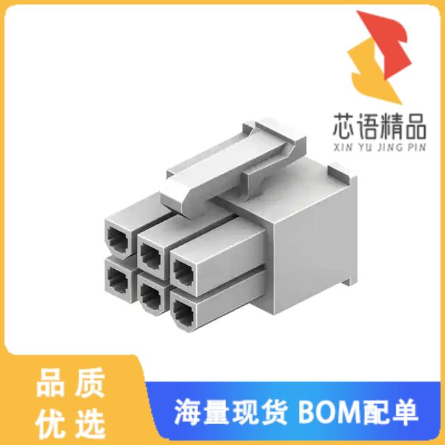 全新4281-2-06-D原装(CONN RECEPT 6POS DUAL 94V-0)正品