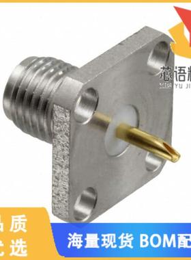 全新1052422-1原装(CONN SMA RCPT STR 50 OHM SOLDE