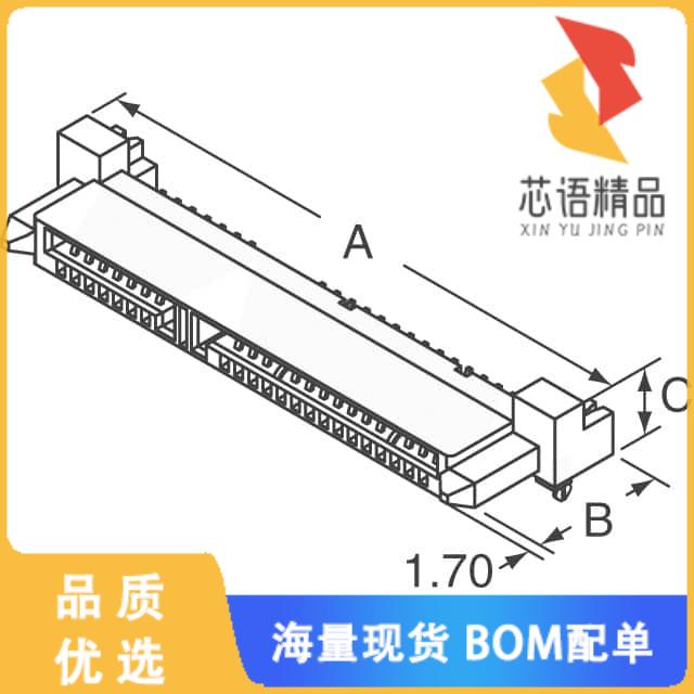 全新10029364-001TRLF原装(CONN SATA RCPT 22POS SL