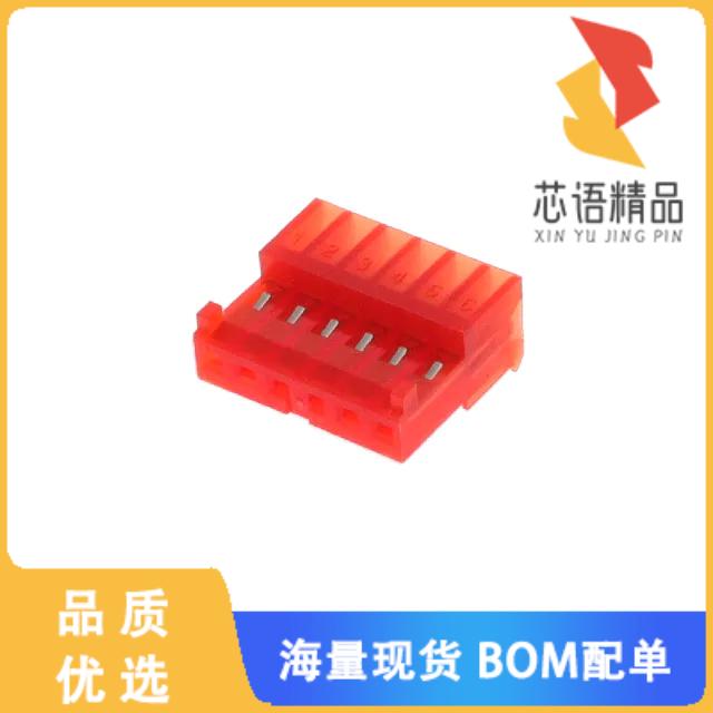 全新644038-6原装(06P MTA100 CONN ASSY RED 15AU)正品