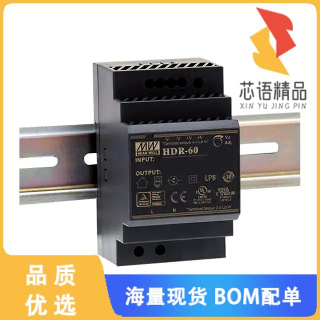 全新HDR-60-12原装(AC/DC CONVERTER 12V 54W)正品