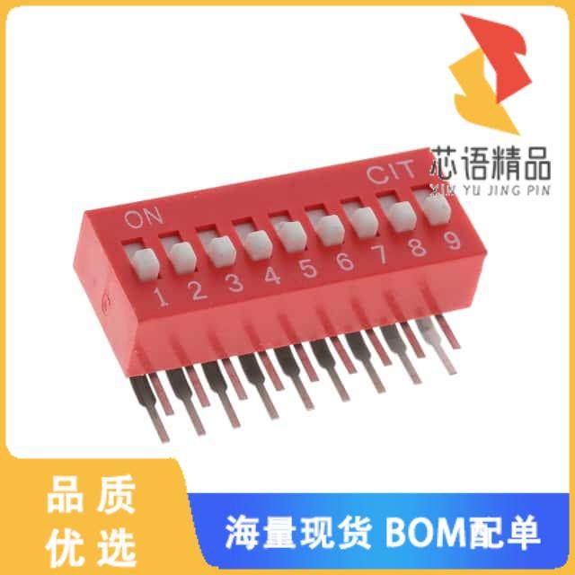 全新KR09E原装(DIP SWITCH DPST 9 POSITION THROU)正品