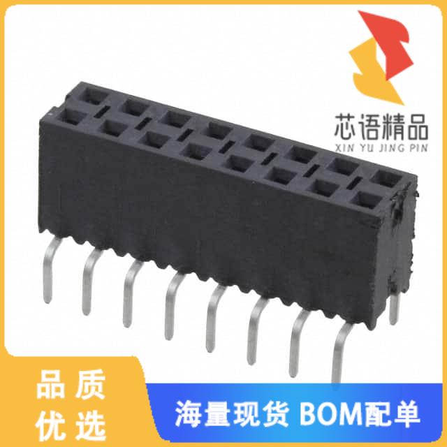 全新BCS-108-L-D-PE-BE原装(CONN RCPT 16POS 0.1 GO