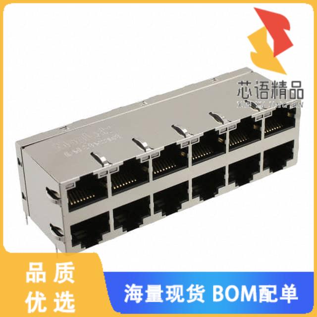全新0863-2X6R-54-F原装(CONN JACK 12PORT 1000 BAS