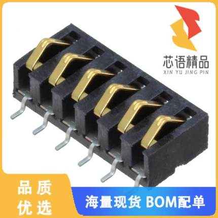 全新SIB-106-02-F-S-LC原装(CONN SPRING MOD 6POS S