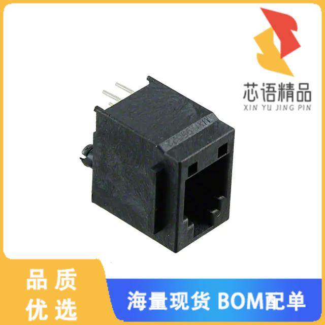 全新0955222447原装(CONN MOD JACK 4P4C VERT UNSHL