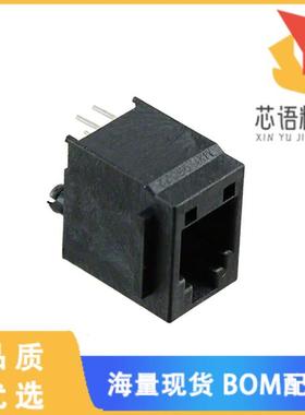 全新0955222447原装(CONN MOD JACK 4P4C VERT UNSHL