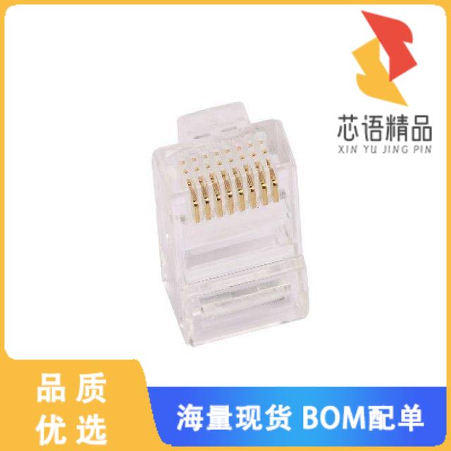 全新MHRJ458P8CR原装(8P8C UNSHIELDED PLUG ROUND C