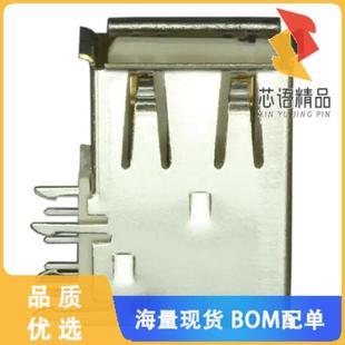 RCPT USB2.0 0110BLF原裝 TYPEA 4PO CONN 全新73725