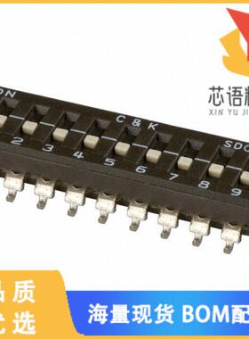 全新SD09H0SB原装(SWITCH SLIDE DIP SPST 100MA 25V)正品