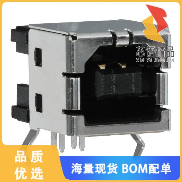 全新292304-1原装(CONN RCPT USB2.0 TYPEB 4POS R/A)正品