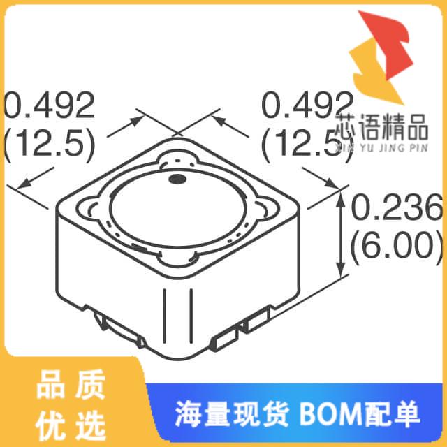 全新DRQ125-2R2-R原装(INDUCT ARRAY 2 COIL 2.208UH