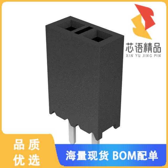 全新BCS-102-L-S-TE原装(CONN RCPT 2POS 0.1 GOLD P