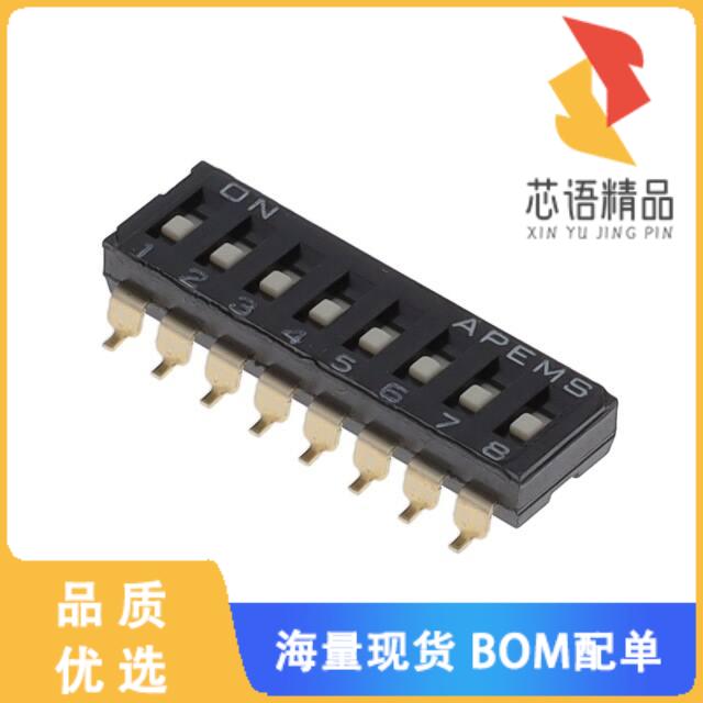 全新DMR08T原装(SWITCH SLIDE DIP SPST 25MA 24V)正品