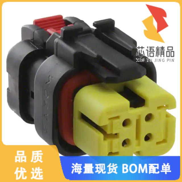 全新776524-3原装(CONN PLUG ASSY 4POS 18-20AWG YE