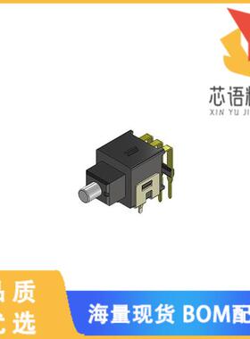 全新MPB05-2C54-R-CAP-BK-D原装(DPDT, THROUGH HOLE