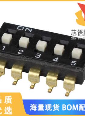 全新DS04-254-2-05BK-SMT原装(DIP SWITCH, SPST, 2.