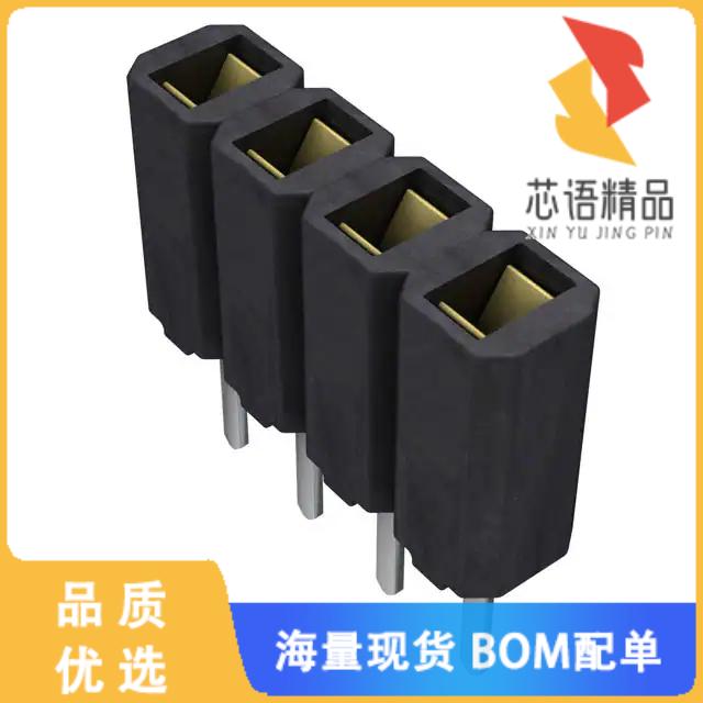 全新SSA-104-S-G原装(CONN RCPT 4POS 0.1 GOLD PCB)正品