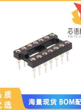 全新814-AG11D-ES原装(CONN IC DIP SOCKET 14POS GO