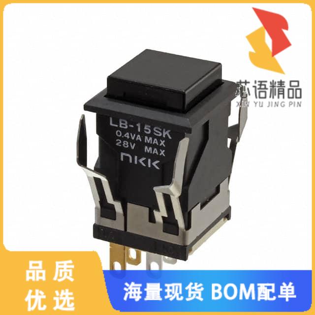 全新LB15SKG01-A原装(SWITCH PUSH SPDT 0.4VA 28V)正品