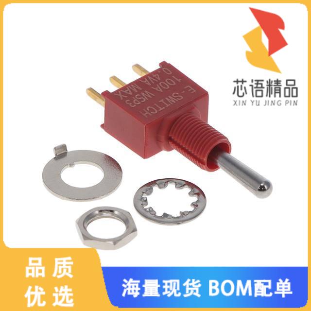 全新100AWSP3T1B1M2REH原装(SWITCH TOGGLE SPDT 0.4