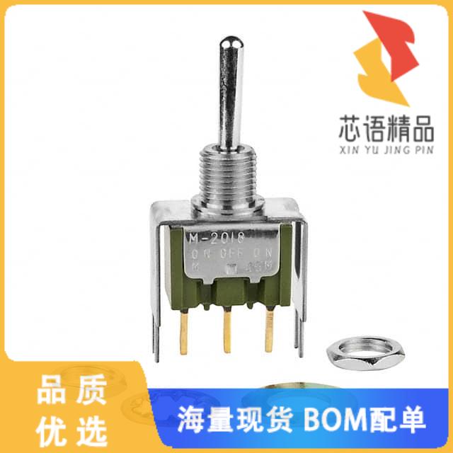 全新M2018SA1G13原装(SWITCH TOGGLE SPDT 0.4VA 28V)正品