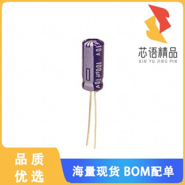 全新ECA-1AM101B原装(CAP ALUM 100UF 20% 10V RADIA