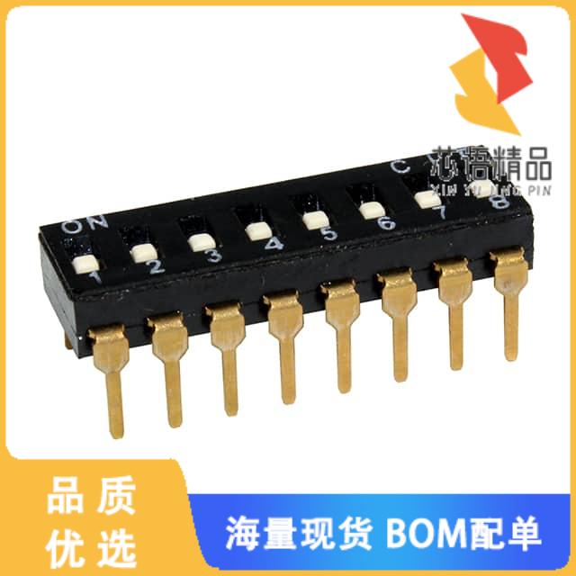 全新KT08RH原装(DIP SWITCH DPST 8 POSITION THROU)正品