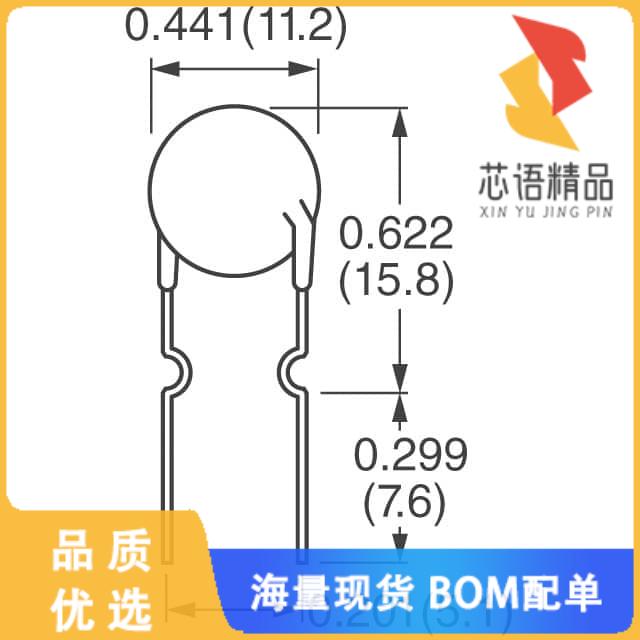 全新72R090XPR原装(PTC RESET FUSE 72V 900MA RADIA