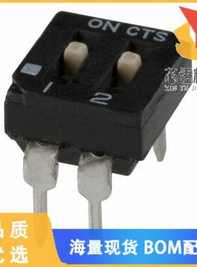 全新209-2LPST原装(SWITCH SLIDE DIP SPST 100MA 20