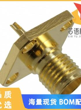 全新132142原装(CONN SMA RCPT STR 50 OHM SOLDER)正品