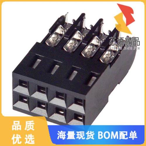 全新102398-2原装(CONN RCPT 8POS IDC 22-26AWG GOL